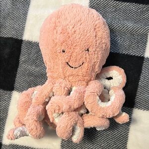Jellycat Odell Adorable Plush Octopus Toy - Pink. “Little” size about 7”